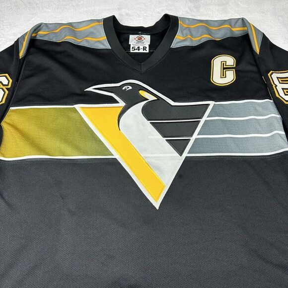 Authentic Starter Pittsburgh Penguins Jagr RoboPen Gradient Jersey Size 54R Capt - Picture 2 of 16